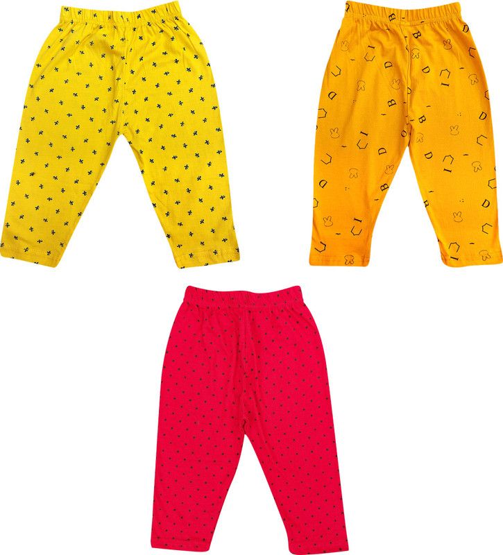 Legging For Baby Girls  (Multicolor Pack of 3)