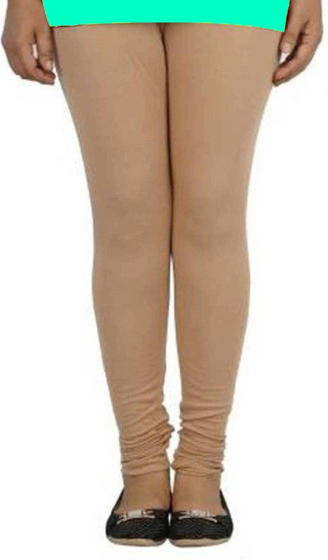 ADJ Churidar Western Wear Legging  (Beige, Solid)