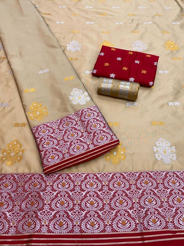 Printed Daily Wear Tussar Silk, Art Silk Saree  (Multicolor)