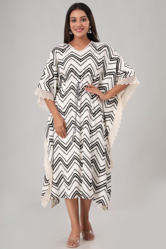 Casual Batwing Sleeves Printed Women White Top