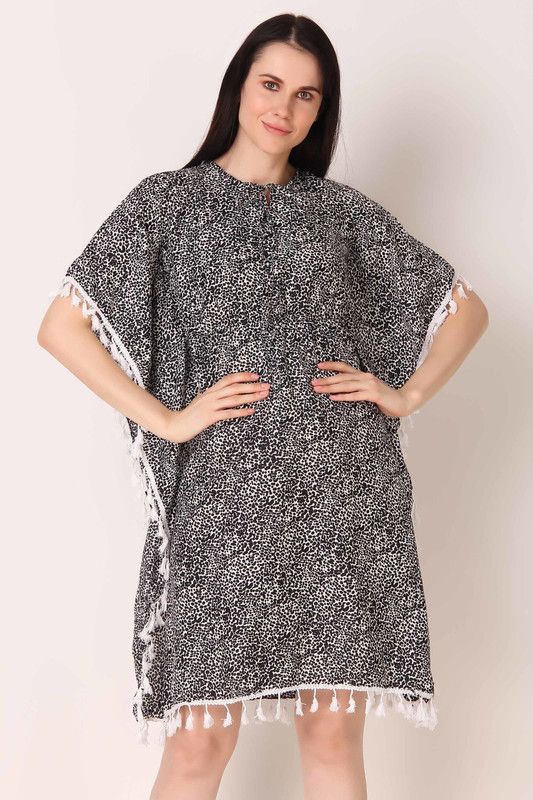 Women Kaftan Grey Dress