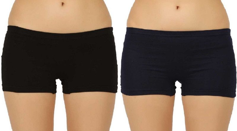 Pack of 2 Women Boy Short Black Panty