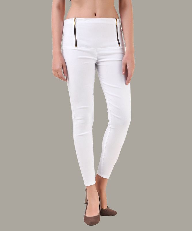 7Evenwear White Jegging  (Solid)