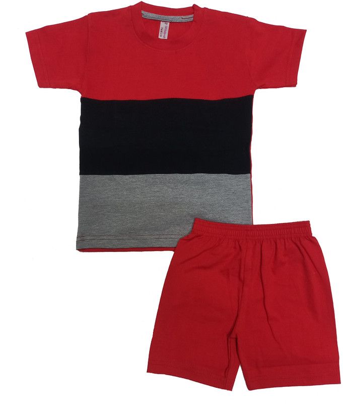 Boys Casual Dress Dress  (Red)