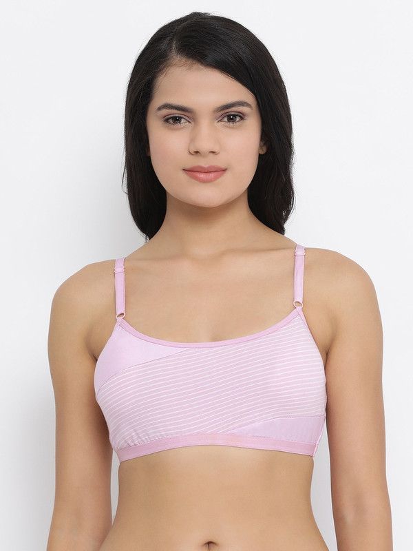 Women Training/Beginners Lightly Padded Bra  (Purple, Pink)