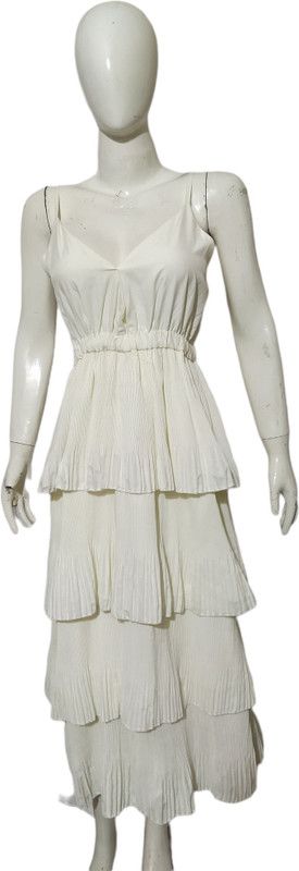 Women Layered White Dress