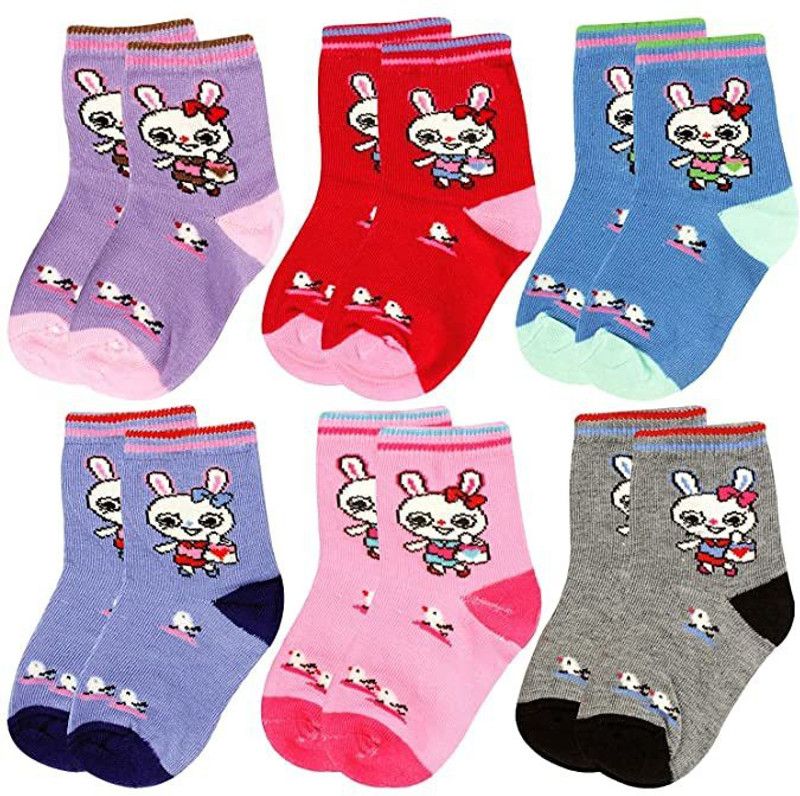 Baby Boys & Baby Girls Self Design Ankle Length  (Pack of 6)