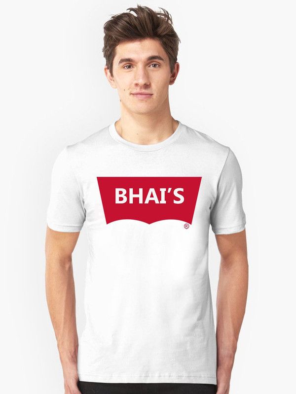 Men Graphic Print Round Neck Poly Cotton Red, White T-Shirt