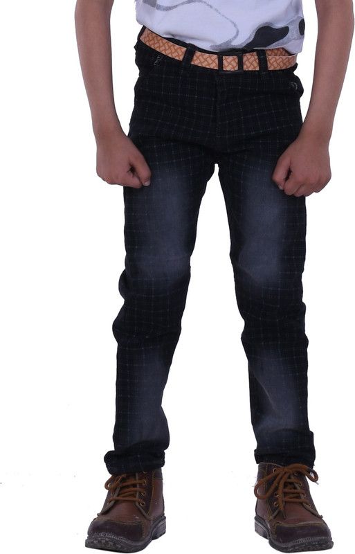 Boys Regular Mid Rise Dark Blue Jeans