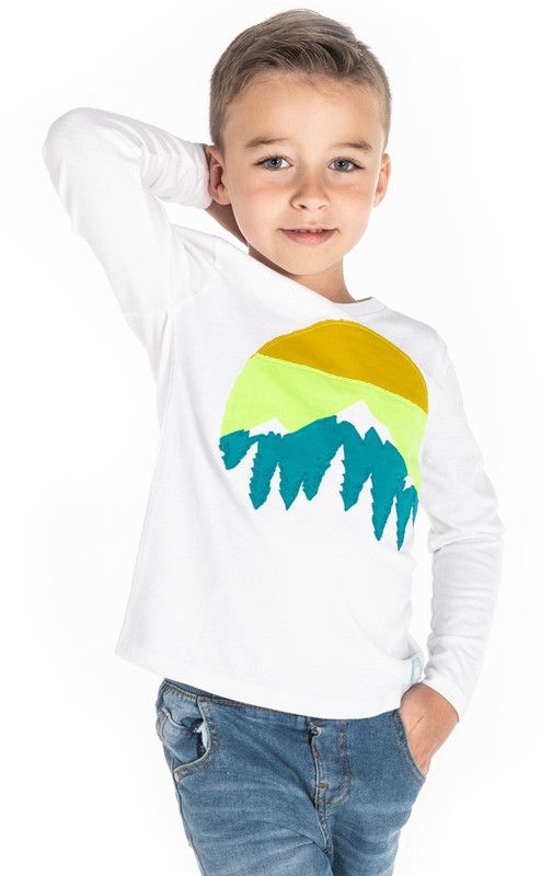 Baby Boys Embroidered Polycotton T Shirt  (White, Pack of 1)
