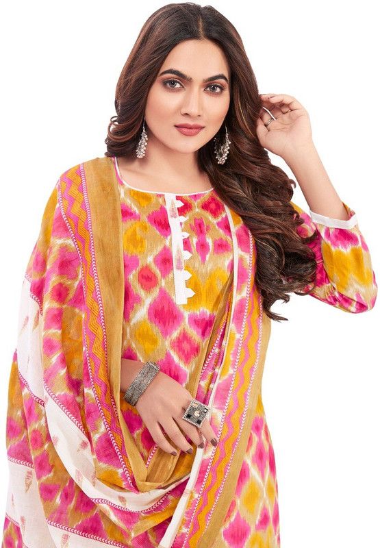 bandhan Printed Kurta, Trouser/Pant & Dupatta Set
