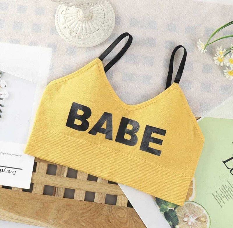 Women Everyday Lightly Padded Bra  (Yellow)