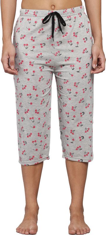 Women Grey Capri