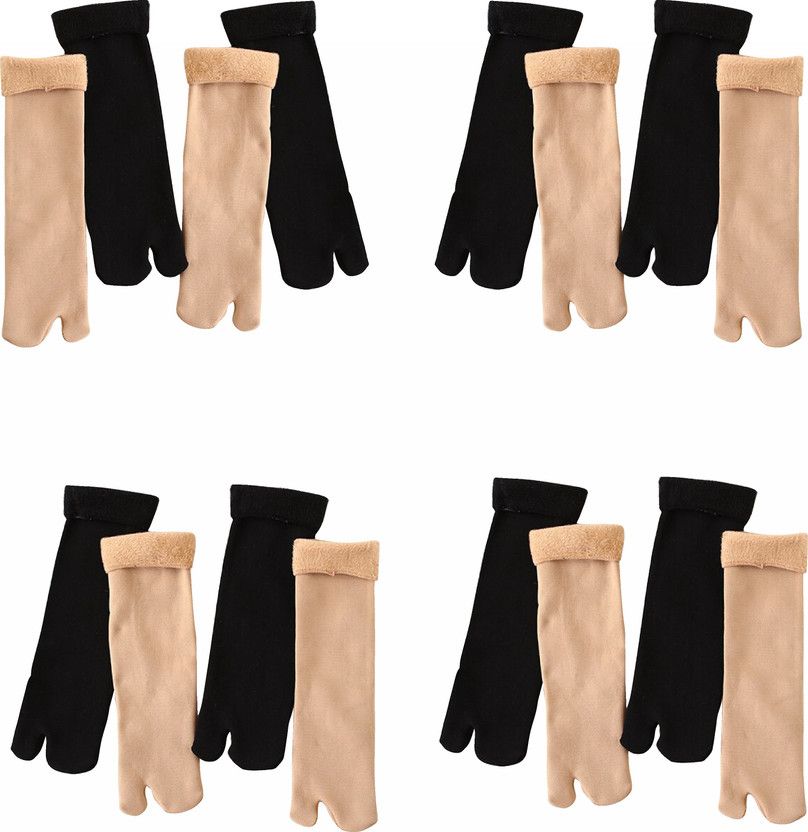 Women Solid Calf Length  (Pack of 8)