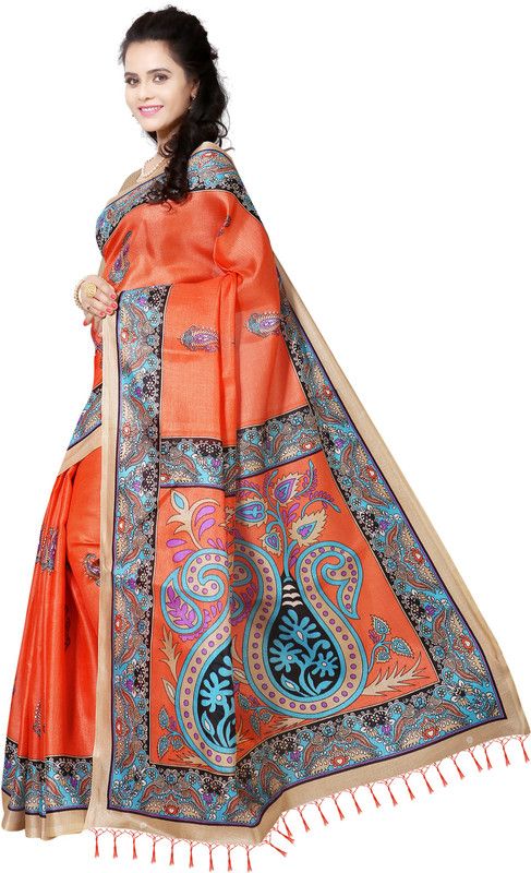 Fashion Pure Silk Saree  (Multicolor)