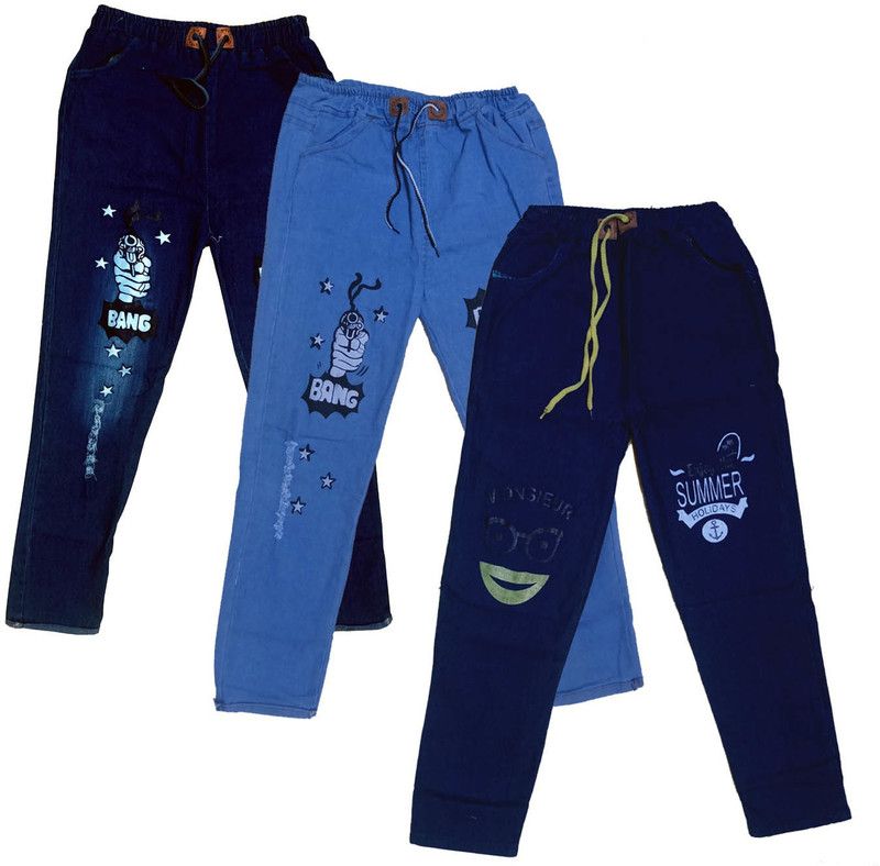 Regular Girls Blue Jeans  (Pack of 3)