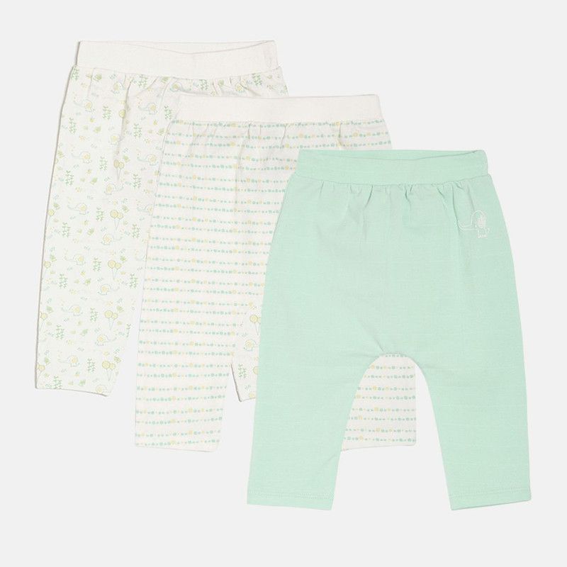 Track Pant For Boys & Girls  (Green, Pack of 3)