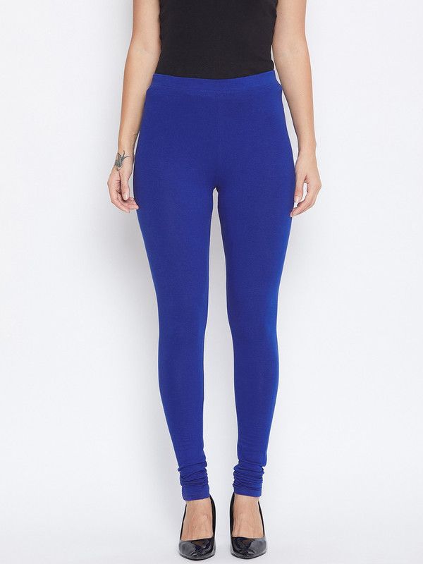 Ds Fashion Churidar Ethnic Wear Legging  (Dark Blue, Solid)