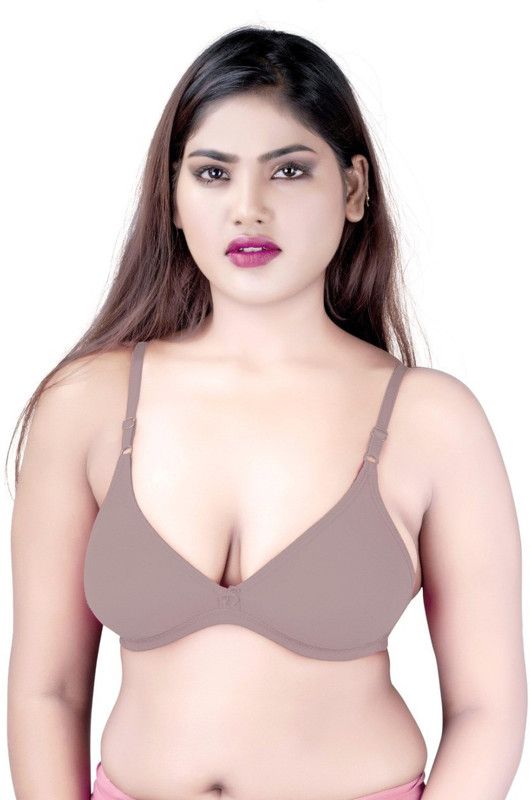 Women Heavily Padded Bra  (Grey)