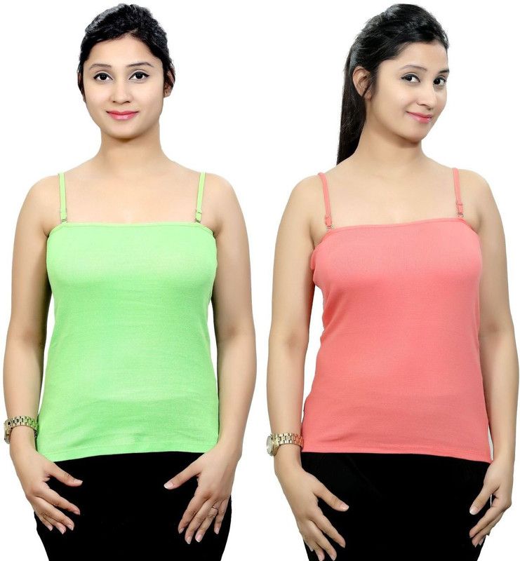 Women Pink, Light Green Camisole