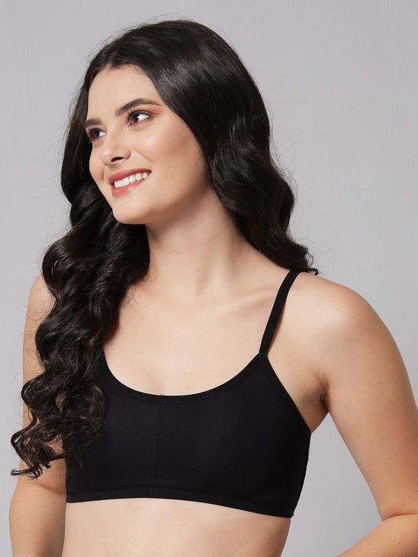 Pack of 3 Women Cage Bra Heavily Padded Bra  (Black)