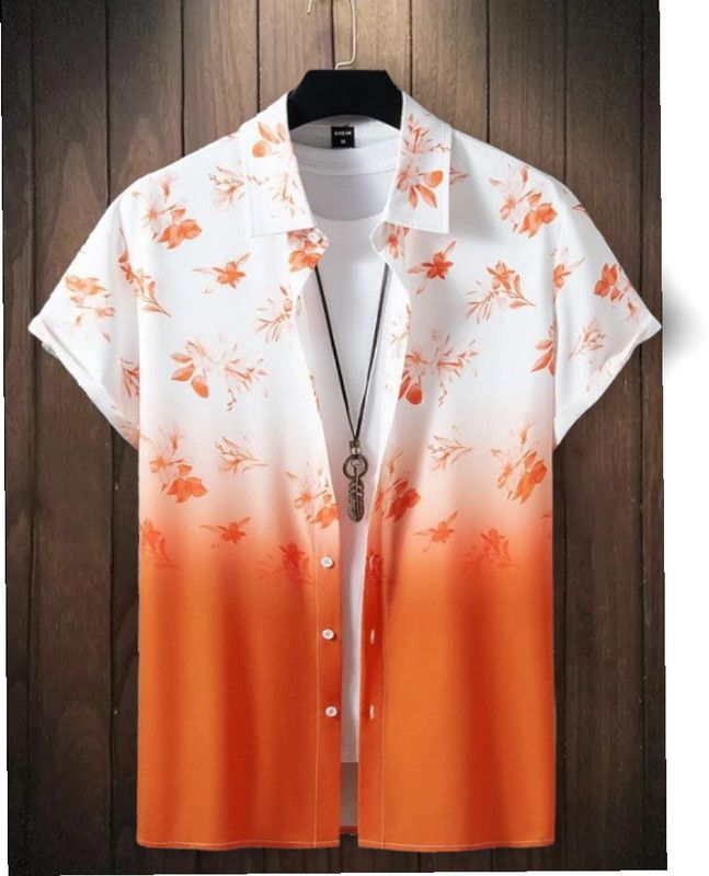 Women Slim Fit Printed Ribbed Collar Casual Shirt