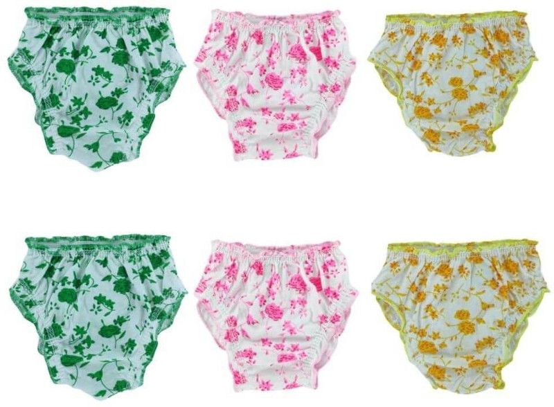 Panty For Baby Girls  (Multicolor, Pack of 6)