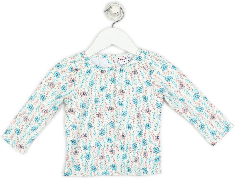 Baby Girls Casual Polyester Blend Top  (Blue, Pack of 1)