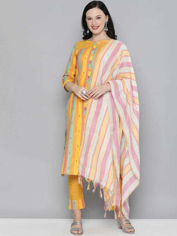 Unstitched Viscose Rayon Kurta Fabric Floral Print