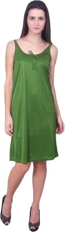 Women Chemise  (Green)