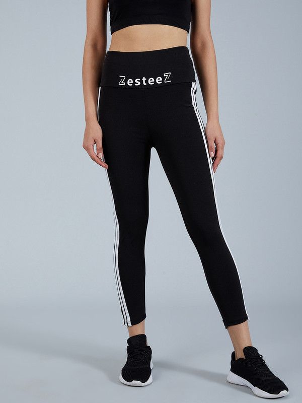 Black Jegging  (Striped)