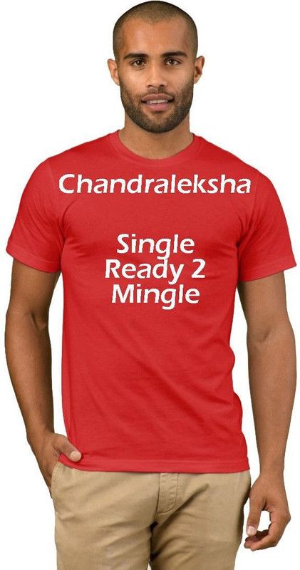 Chandraleksha College Romantic Quotation Romeo Fashion V21 Men Printed Round Neck Cotton Blend Red T-Shirt