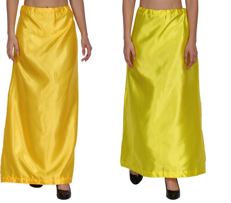 WO AI NI PT02-PT07-Lemon-Yellow Satin Blend Petticoat  (Free)