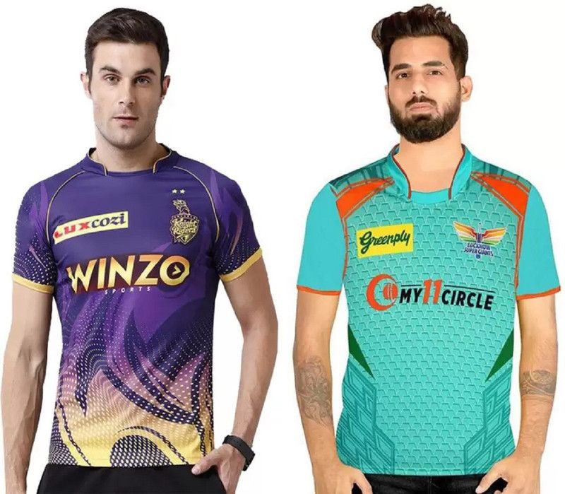Men Typography Mandarin Collar Polyester Multicolor T-Shirt
