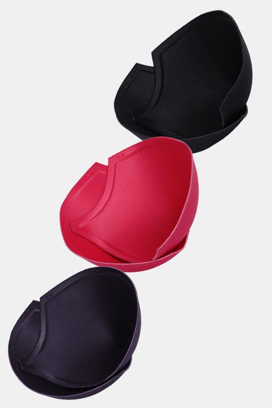 AMOUR SECRET RK001 Polyester Cup Bra Pads  (Multicolor Pack of 3)