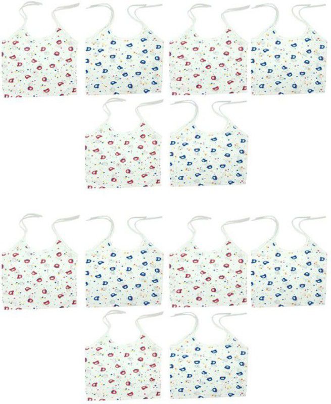 Vest For Baby Boys & Baby Girls Cotton  (White, Pack of 12)