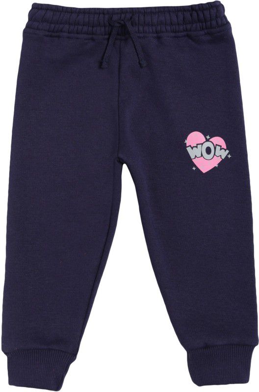 Track Pant For Baby Girls  (Blue, Pack of 1)