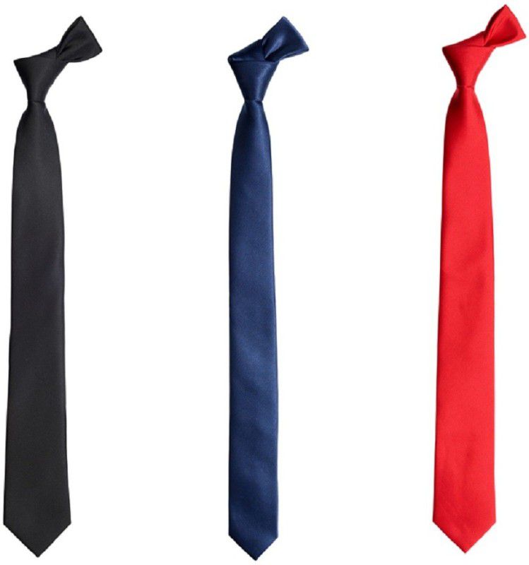 ds Solid Tie  (Pack of 3)