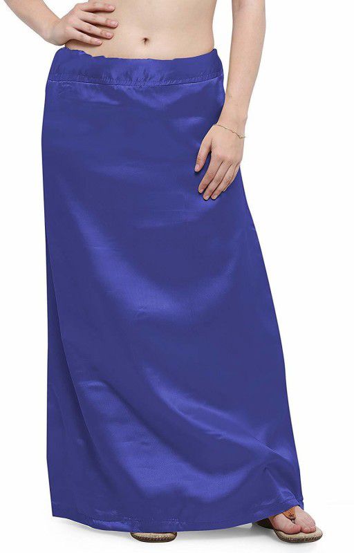 Palvit Fashion SATINPETTICOAT_Royal Blue_38 Satin Blend Petticoat  (Free)