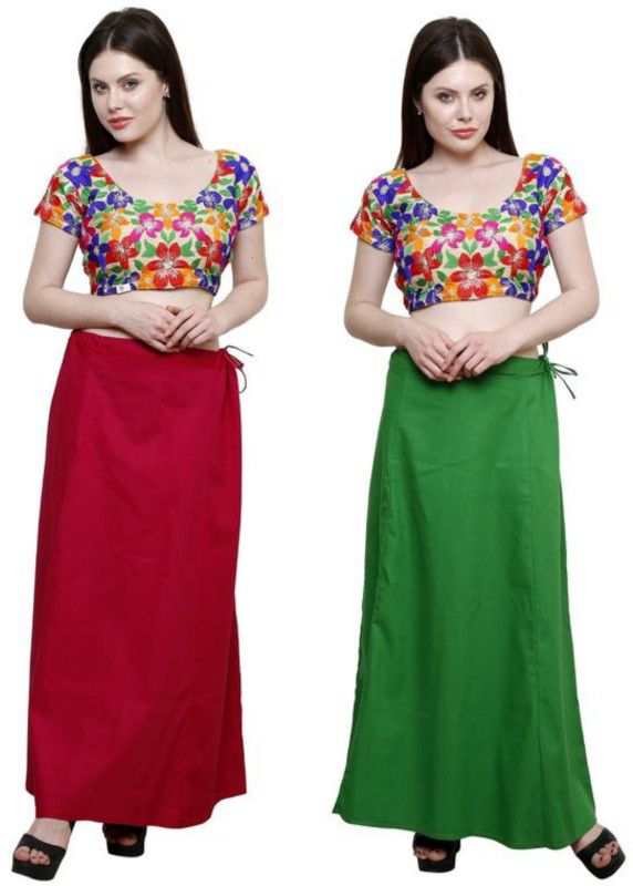 Dk Fab Women's Stylish Petticoats Combo (Pack of 2)_143 Pure Cotton Petticoat  (Free)
