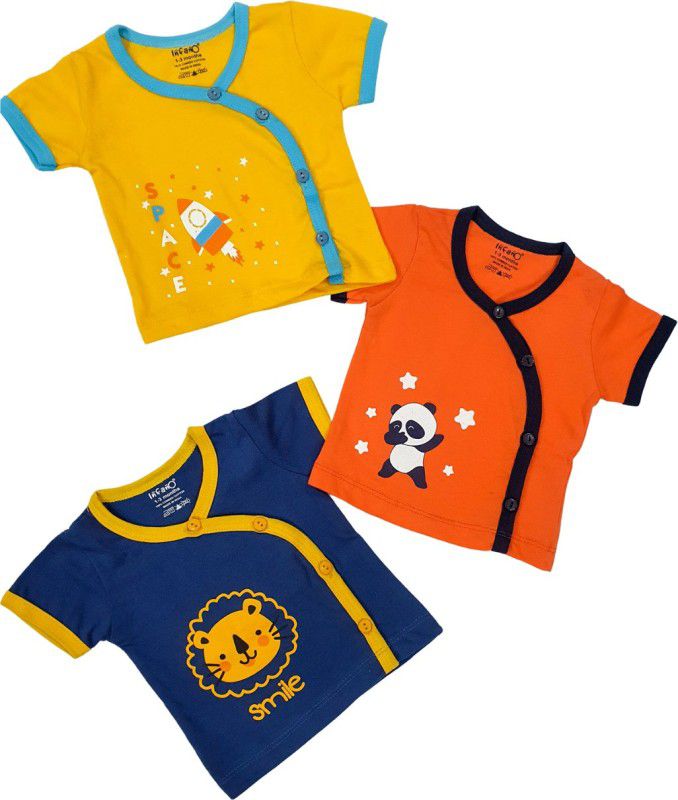 Vest For Baby Boys & Baby Girls Hosiery  (Multicolor, Pack of 3)