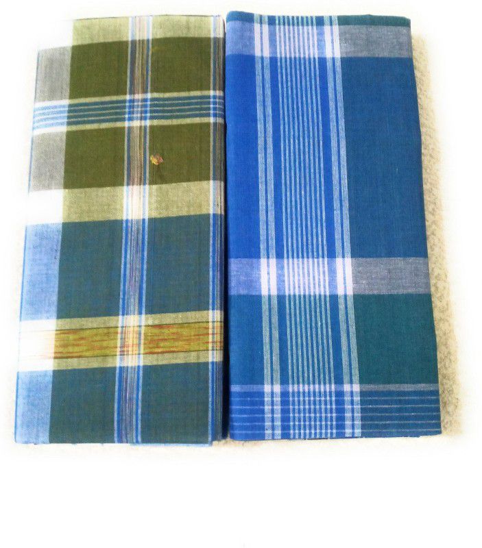 Cotton colors Self Design Multicolor Lungi