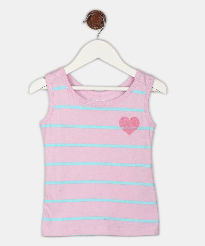 Vest For Girls Pure Cotton  (Pink, Pack of 1)