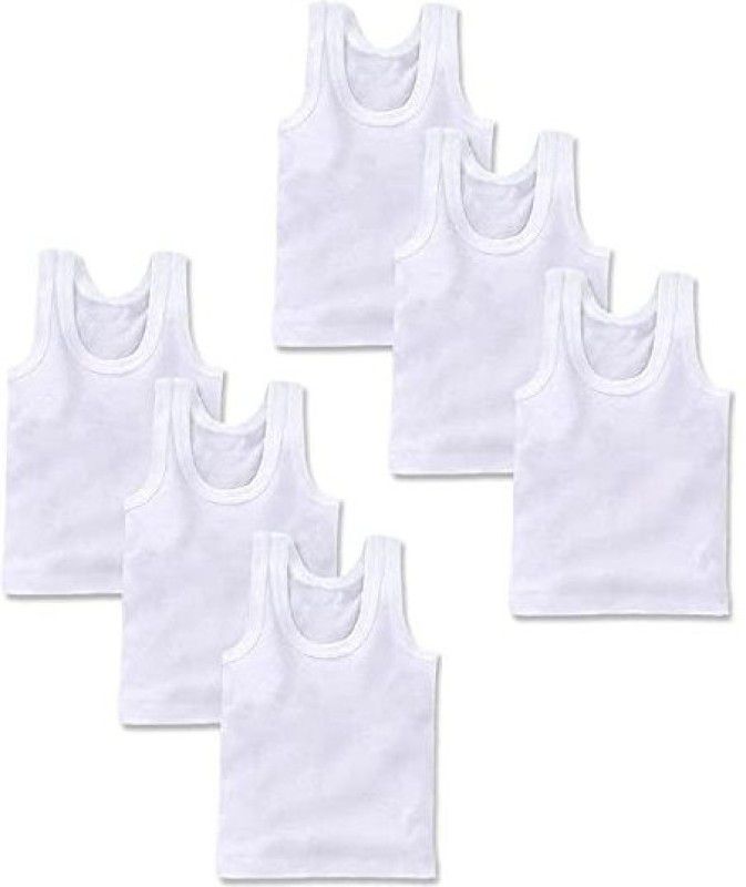 RIJATRENDZZ Vest For Boys Cotton Blend  (Multicolor, Pack of 6)