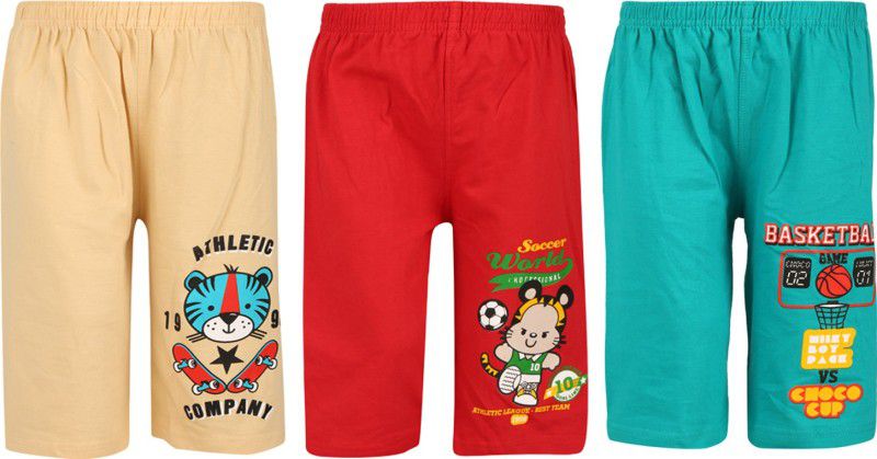 Three Fourth For Boys  (Multicolor Pack of 3)
