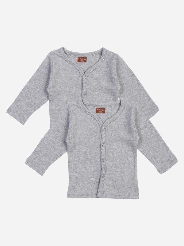 Top Thermal For Boys  (Grey, Pack of 2)