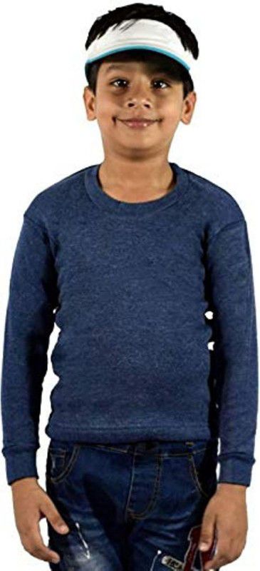 Top Thermal For Boys  (Blue, Pack of 1)