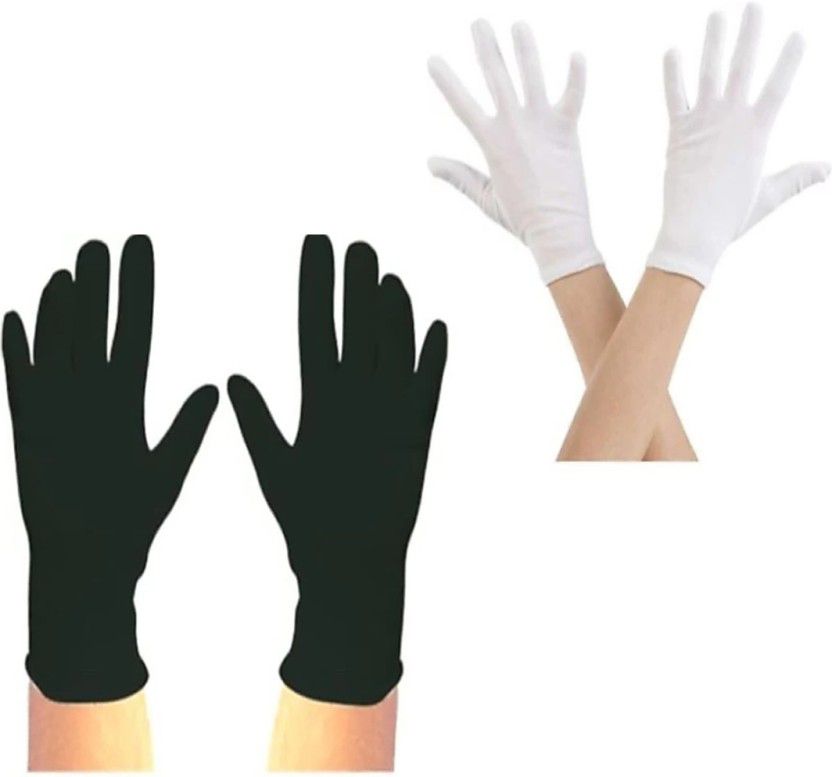 Solid Evening Men & Women Gloves