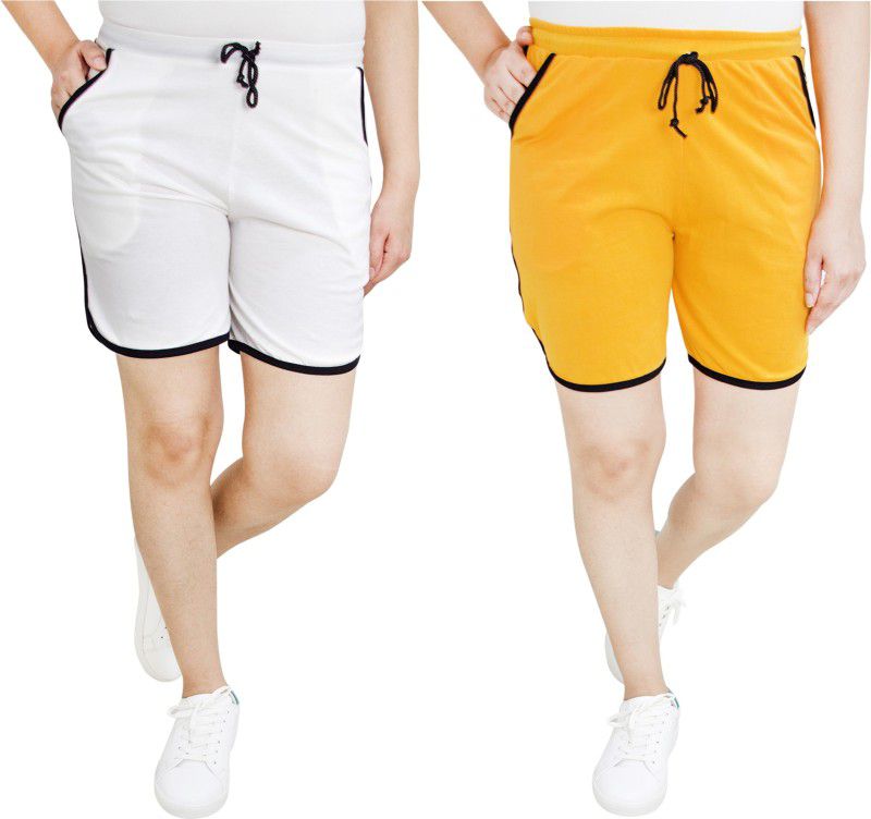 Pack of 2 Solid Women Boxer