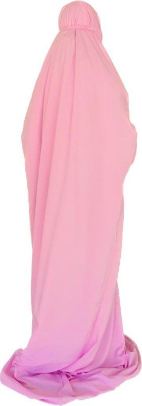 Erstestap 2 Viscose Blend Abaya With Hijab  (Pink)